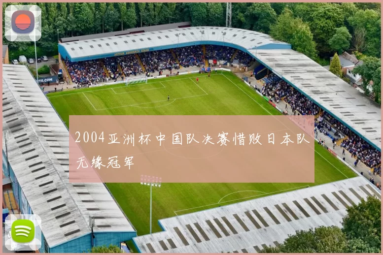 2004亚洲杯中国队决赛惜败日本队无缘冠军
