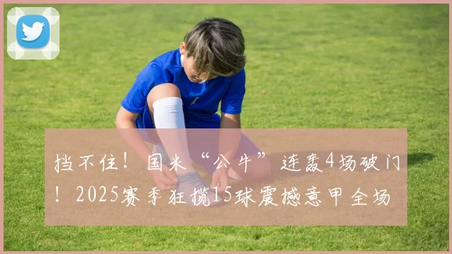 挡不住！国米“公牛”连轰4场破门！2025赛季狂揽15球震撼意甲全场！_劳塔罗_进球_欧冠